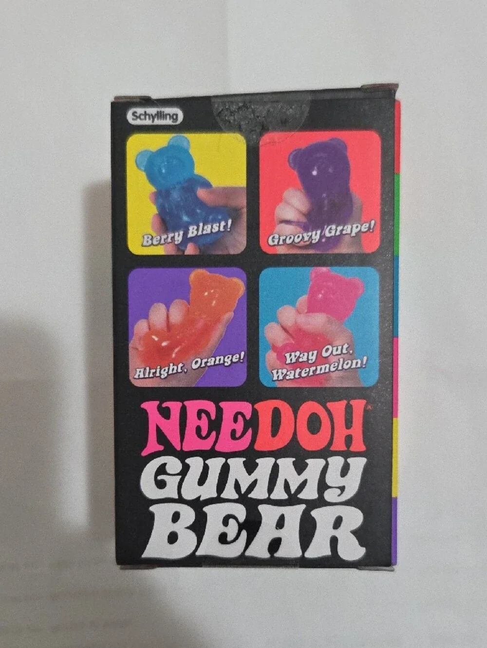 Nee Doh Gummy Bear Squishy Toy - Pink